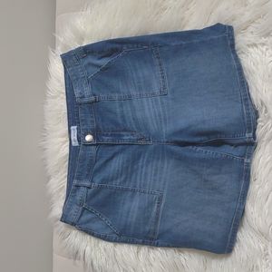 LANE BRYANT SHORTS Denim 16 Flex Magic Waistband Mid-Rise Girlfriend